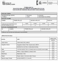 Petición de libros para 2º de ESO, RELEO+. Curso 24-25