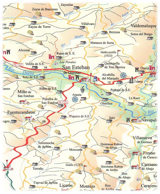 Mapa comarcal